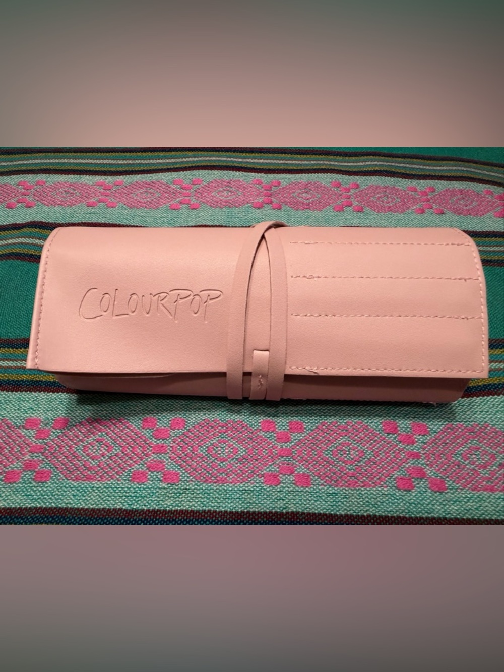 Colourpop Pink Makeup Brush Holder-Brushes NOT Included